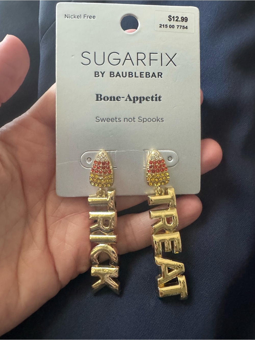 New Trick or Treat Halloween earrings